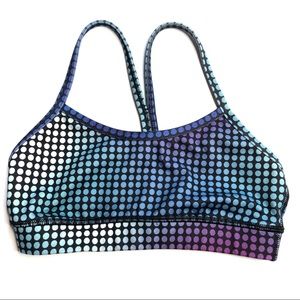 Lululemon Flow Y Sports Bra Polka Dot
